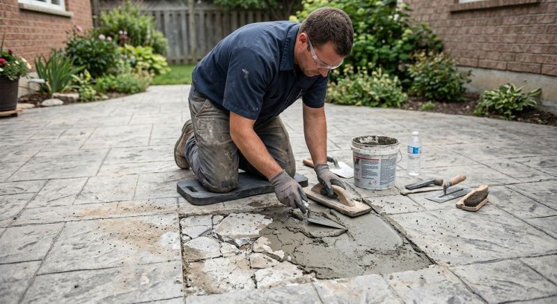 Decorative Concrete Repair in York, PA